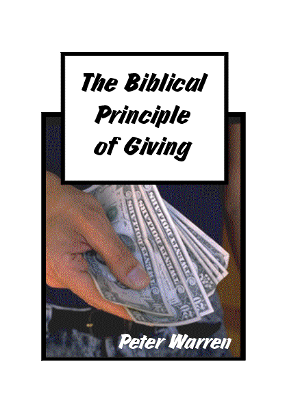 Biblical Principle of Giving